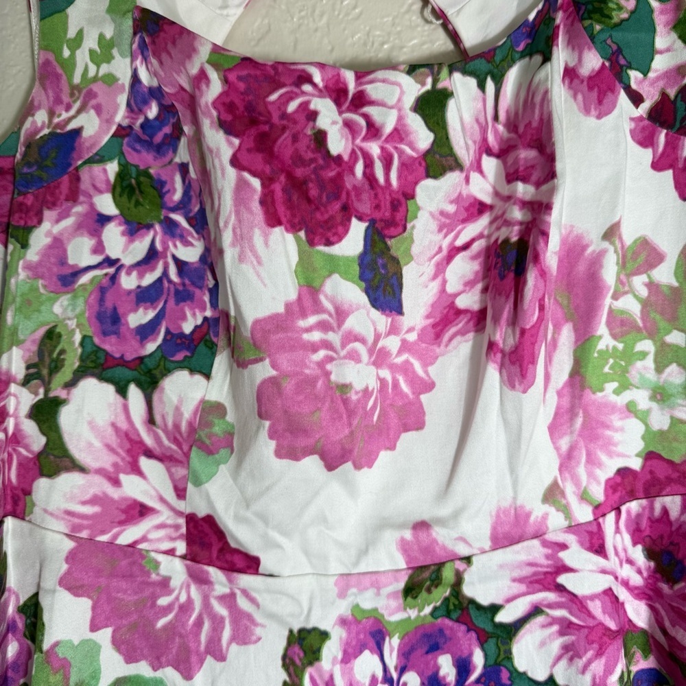 CB Est. 1962 Floral Keyhole Dress Size 18W Garden Floral Kentucky Derby - Picture 8 of 8